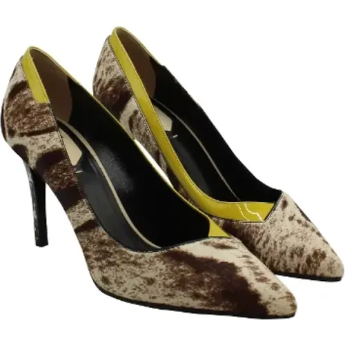 Pre-owned Leather heels , female, Sizes: 5 UK - Fendi Vintage - Modalova