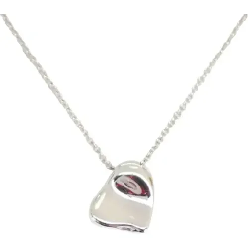 Pre-owned Jewellery, female, , Size: ONE SIZE Pre-owned Silver necklaces - Tiffany & Co. Pre-owned - Modalova