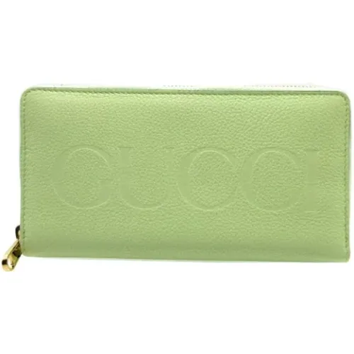 Pre-owned Wallets, female, , Size: ONE SIZE Pre-owned Leather wallets - Gucci Vintage - Modalova