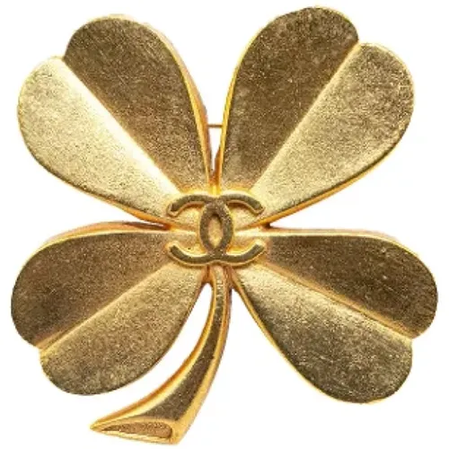 Pre-owned Jewellery, female, , Size: ONE SIZE Pre-owned Metal brooches - Chanel Vintage - Modalova