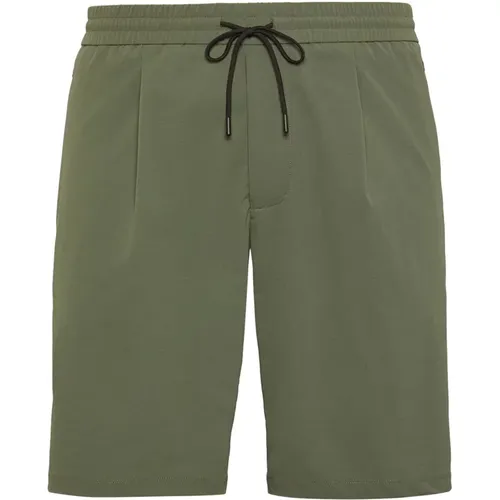 Bermuda Shorts aus Stretch-Recycling-Nylon , Herren, Größe: 3XL - Boggi Milano - Modalova