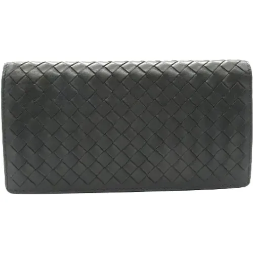 Pre-owned Wallets, male, , Size: ONE SIZE Pre-owned Leather wallets - Bottega Veneta Vintage - Modalova