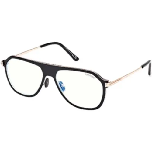 Stilvolle Schwarze Sonnenbrille , unisex, Größe: 56 MM - Tom Ford - Modalova