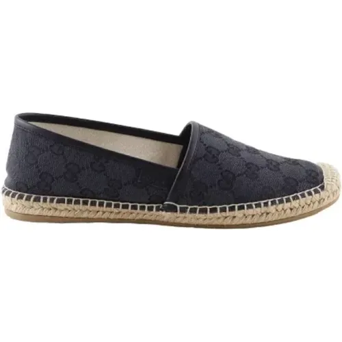 Pre-owned Flats, female, , Size: 8 US Pre-owned Fabric espadrilles - Gucci Vintage - Modalova