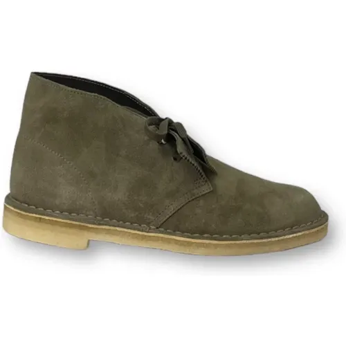 Caravan Ankle Boots , male, Sizes: 6 1/2 UK - Clarks - Modalova