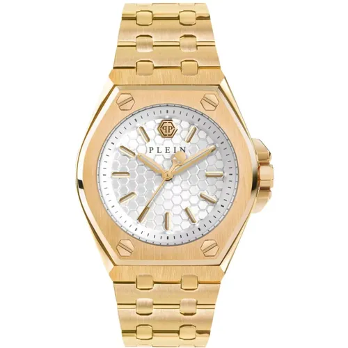 Extreme Lady Crystal Gold Watch , female, Sizes: ONE SIZE - Philipp Plein - Modalova