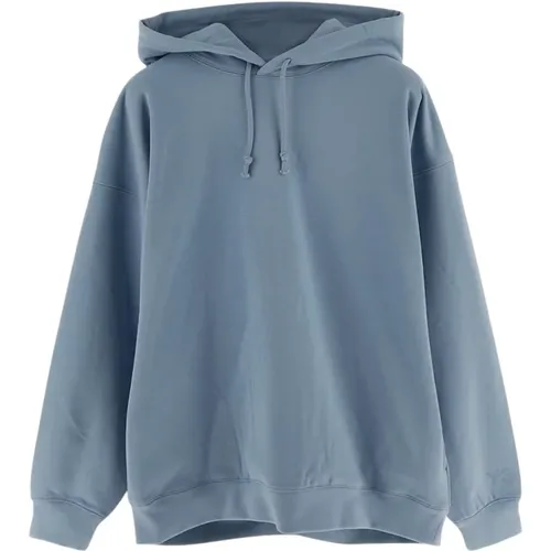 Baumwoll Logo Hoode Hoodie , Damen, Größe: XL - Y-3 - Modalova