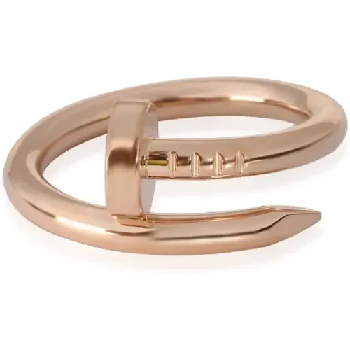 Pre-owned Jewellery, female, , Size: ONE SIZE Pre-owned Rose Gold rings - Cartier Vintage - Modalova