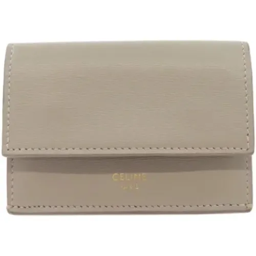 Pre-owned Wallets, female, , Size: ONE SIZE Pre-owned Leather wallets - Celine Vintage - Modalova