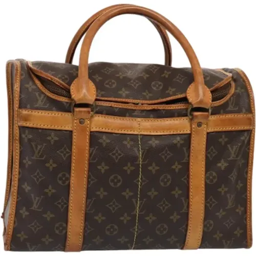 Pre-owned Weekend Bags, female, , Size: ONE SIZE Pre-owned Canvas travel-bags - Louis Vuitton Vintage - Modalova