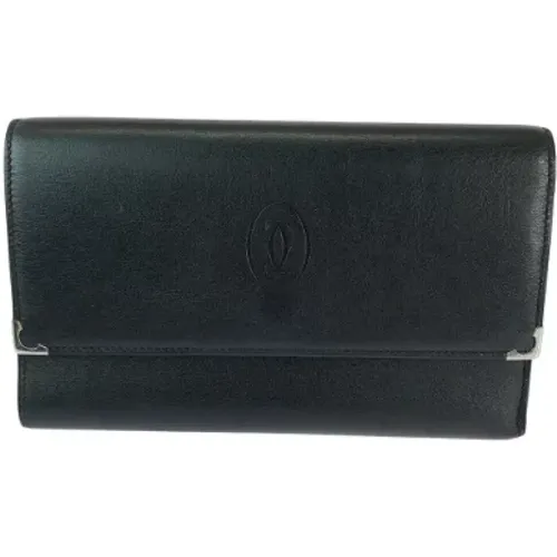 Pre-owned Wallets, female, , Size: ONE SIZE Pre-owned Leather wallets - Cartier Vintage - Modalova