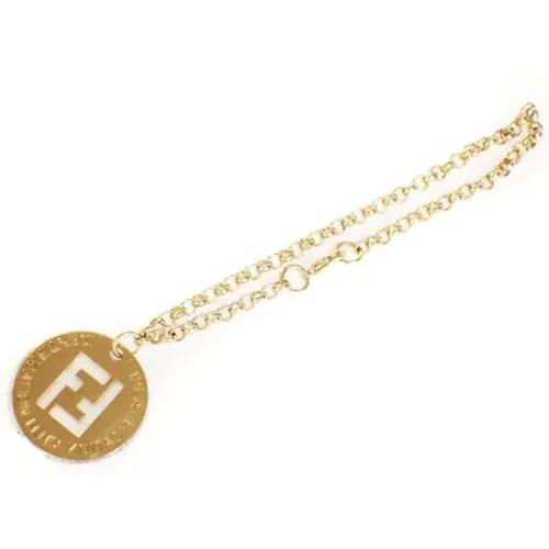 Pre-owned Jewellery, unisex, , Size: ONE SIZE Pre-owned Metal bracelets - Fendi Vintage - Modalova