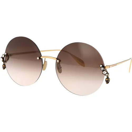 Stylische Sonnenbrille Am0418S , Damen, Größe: 62 MM - alexander mcqueen - Modalova