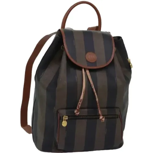 Pre-owned Canvas backpacks , female, Sizes: ONE SIZE - Fendi Vintage - Modalova