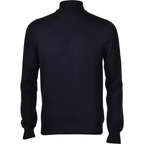 Turtlenecks, male, , Size: 3XL Merino Wool Turtleneck Sweater - Paolo Fiorillo Capri - Modalova