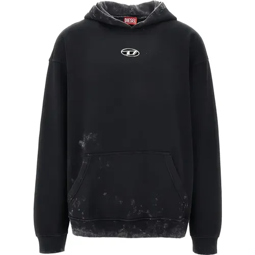 Hoodies, male, , Size: XL Boxy Sweater for Women - Diesel - Modalova