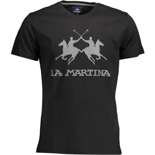 Elegantes T-Shirt mit ikonischem Aufdruck , Herren, Größe: XL - LA MARTINA - Modalova