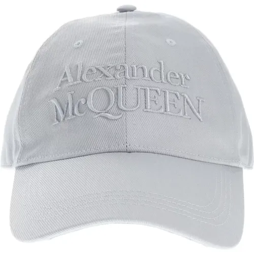 Caps, male, , Size: L Light Hat - Regular Fit - Suitable for All Temperatures - 100% Cotton - alexander mcqueen - Modalova