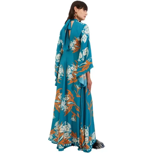 Magnifico Kleid (Placée),Maxi Kleid,Prächtiges platziertes Blumenkleid - La DoubleJ - Modalova