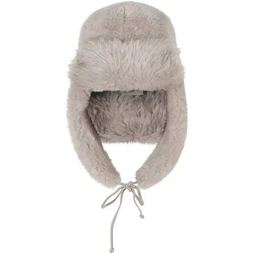 Hats, unisex, , Size: ONE SIZE Shearling Alaska Cossack Hat - Eleventy - Modalova