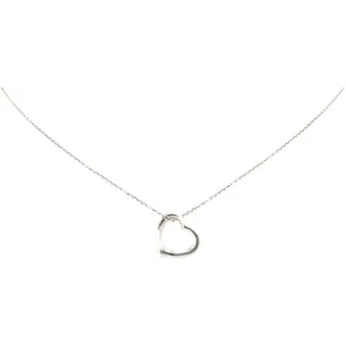 Pre-owned Jewellery, female, , Size: ONE SIZE Pre-owned Silver necklaces - Tiffany & Co. Pre-owned - Modalova