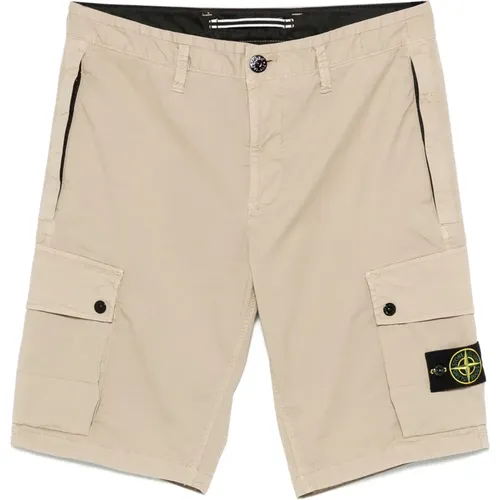 Casual Shorts, male, , Size: W29 Cargo Bermuda Shorts - Stone Island - Modalova