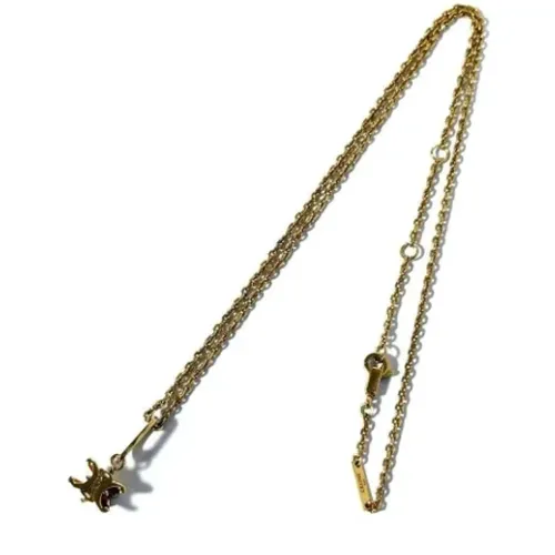 Pre-owned Jewellery, female, , Size: ONE SIZE Pre-owned Metal necklaces - Celine Vintage - Modalova