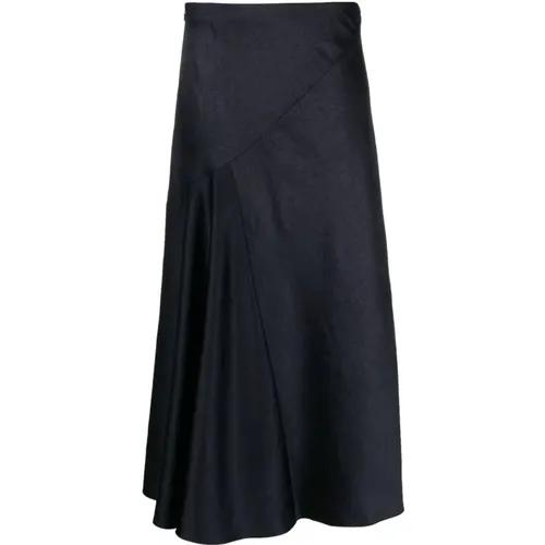 Draped slip skirt , female, Sizes: S, 2XS - Vince - Modalova