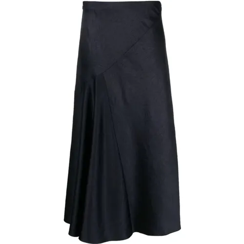 Draped slip skirt , female, Sizes: S, L - Vince - Modalova