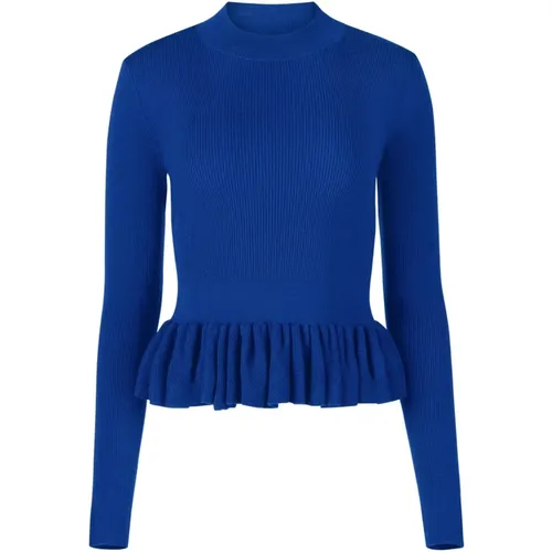 Ruffle Peplum Sweater , female, Sizes: S, M, XL, L, XS - Nina Ricci - Modalova