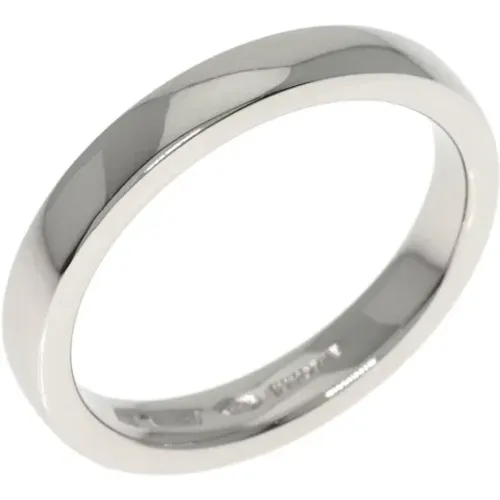 Pre-owned Jewellery, female, , Size: ONE SIZE Pre-owned Platinum rings - Bvlgari Vintage - Modalova