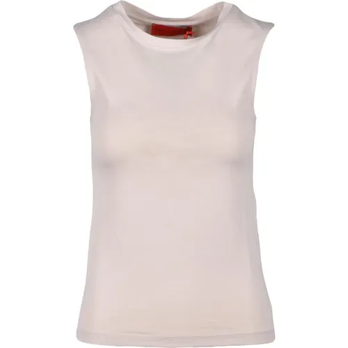 Sleeveless Tops, female, , Size: S Soft Cashmere Blend T-shirt - Wild Cashmere - Modalova