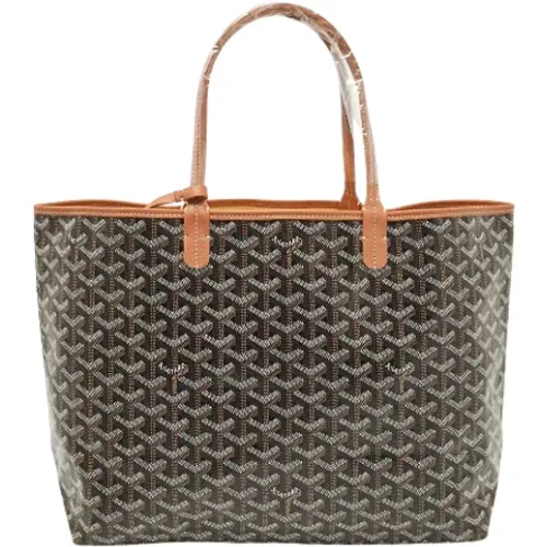 Pre-owned Tote Bags, female, , Size: ONE SIZE Pre-owned Canvas handbags - Goyard Vintage - Modalova