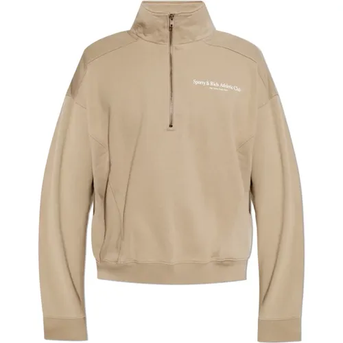 Zip-throughs, unisex, , Size: L Sweatshirt from the Athletic Club collection - Sporty & Rich - Modalova