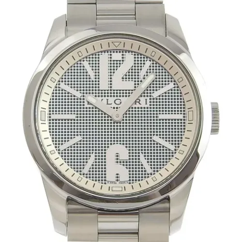 Pre-owned Watches, male, , Size: ONE SIZE Pre-owned Stainless Steel watches - Bvlgari Vintage - Modalova