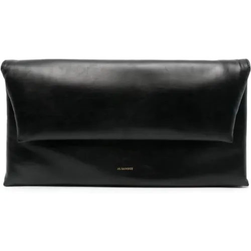 Leather Rectangle Bag , female, Sizes: ONE SIZE - Jil Sander - Modalova