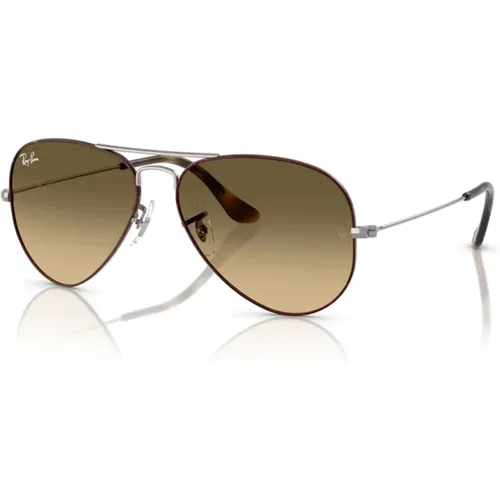 Klassische Aviator-Sonnenbrille mit braunen Gläsern , unisex, Größe: 62 MM - Ray-Ban - Modalova