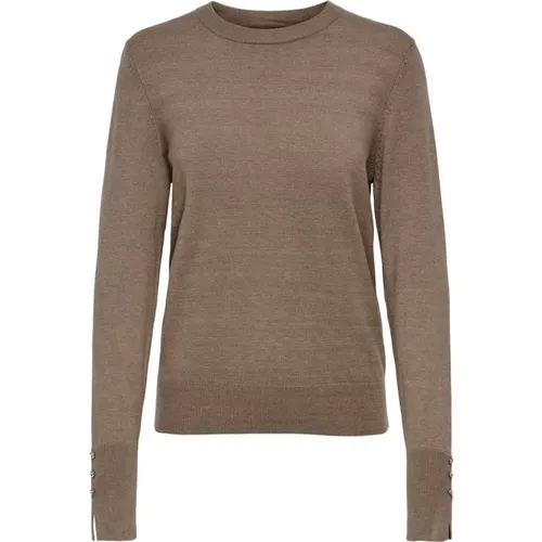 Langarm Pullover mit Knöpfen Damen , Damen, Größe: XS - JACQUELINE de YONG - Modalova