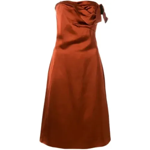 Pre-owned Acetate dresses , female, Sizes: L - Versace Pre-owned - Modalova