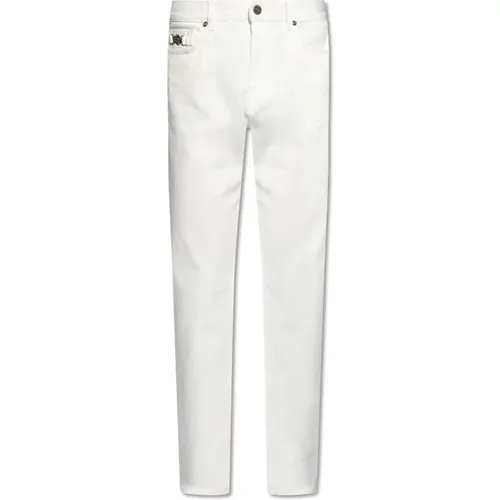 Jeans mit Logo , Herren, Größe: W31 - Versace - Modalova