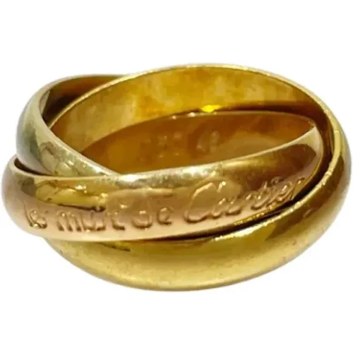 Pre-owned Jewellery, female, , Size: ONE SIZE Pre-owned Gold rings - Cartier Vintage - Modalova