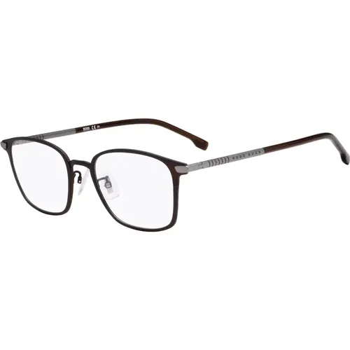 Glasses, unisex, , Size: 53 MM Matte Brown Sunglasses - Hugo Boss - Modalova