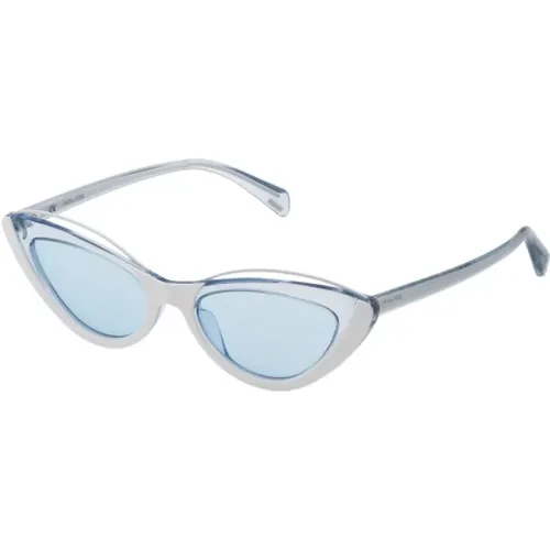 Blaue Acetat Damen Sonnenbrille , Damen, Größe: ONE Size - Police - Modalova