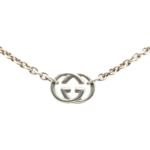 Pre-owned Jewellery, female, , Size: ONE SIZE Pre-owned Metal necklaces - Gucci Vintage - Modalova