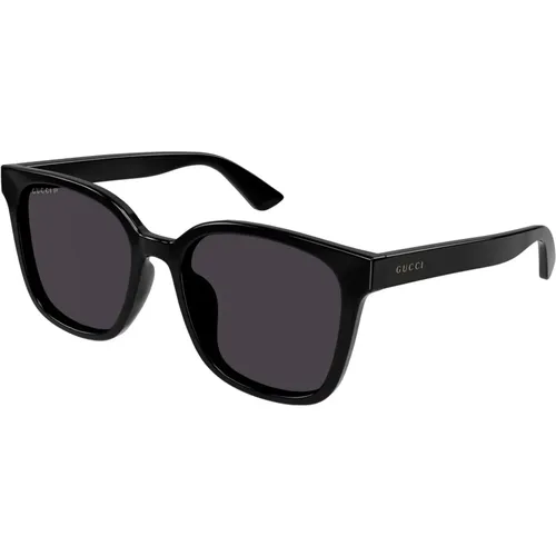 Schwarz/Braune Sonnenbrille Gg1346Sk , Herren, Größe: 56 MM - Gucci - Modalova