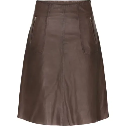 Skirt With Zip Pockets Skind 1083M , female, Sizes: 2XL, 3XL, S, L, XS, M, 4XL, XL - Btfcph - Modalova