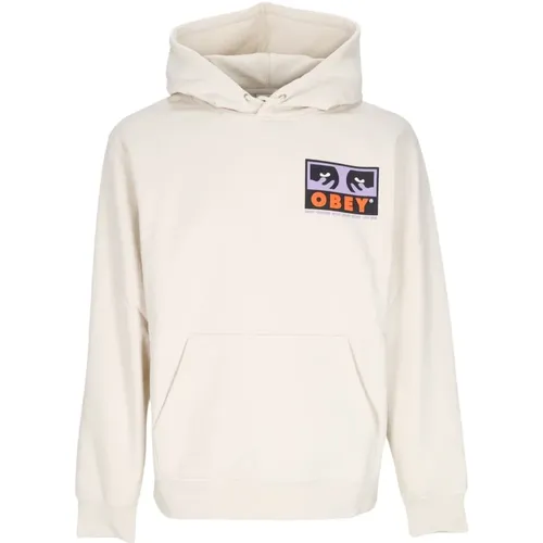 Hoodies, male, , Size: XL Premium Hooded Fleece Mens Hoodie - Obey - Modalova