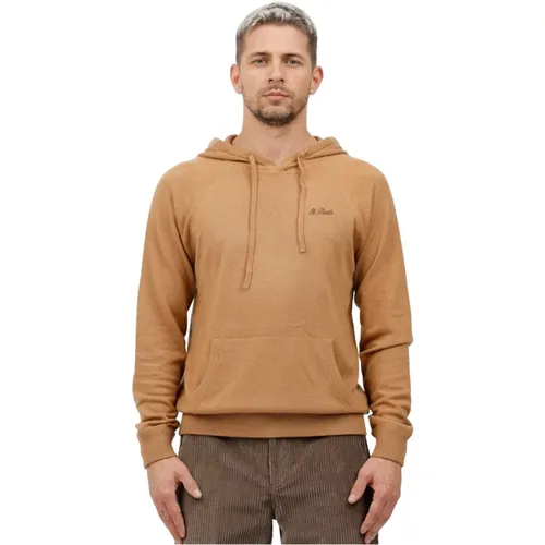 Embroidered hoodie Willbur sweatshirt , male, Sizes: L, XL, 2XL, S, M - MC2 Saint Barth - Modalova