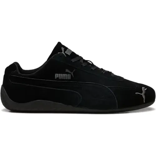 Sneakers, male, , Size: 11 1/2 US Suede Lace-Up Sneakers - Puma - Modalova