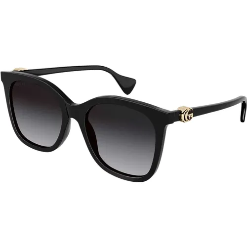 Cat-eye sunglasses , female, Sizes: 55 MM - Gucci - Modalova